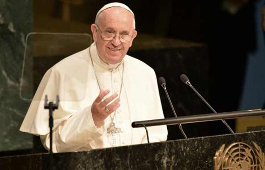 pope at UN.